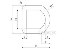SILIKONPROFILE D-FORM
